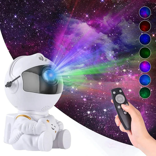 Galaxy Space Star Projector Starry Sky Night Light Astronaut Lamp Home Room Decor Decoration
